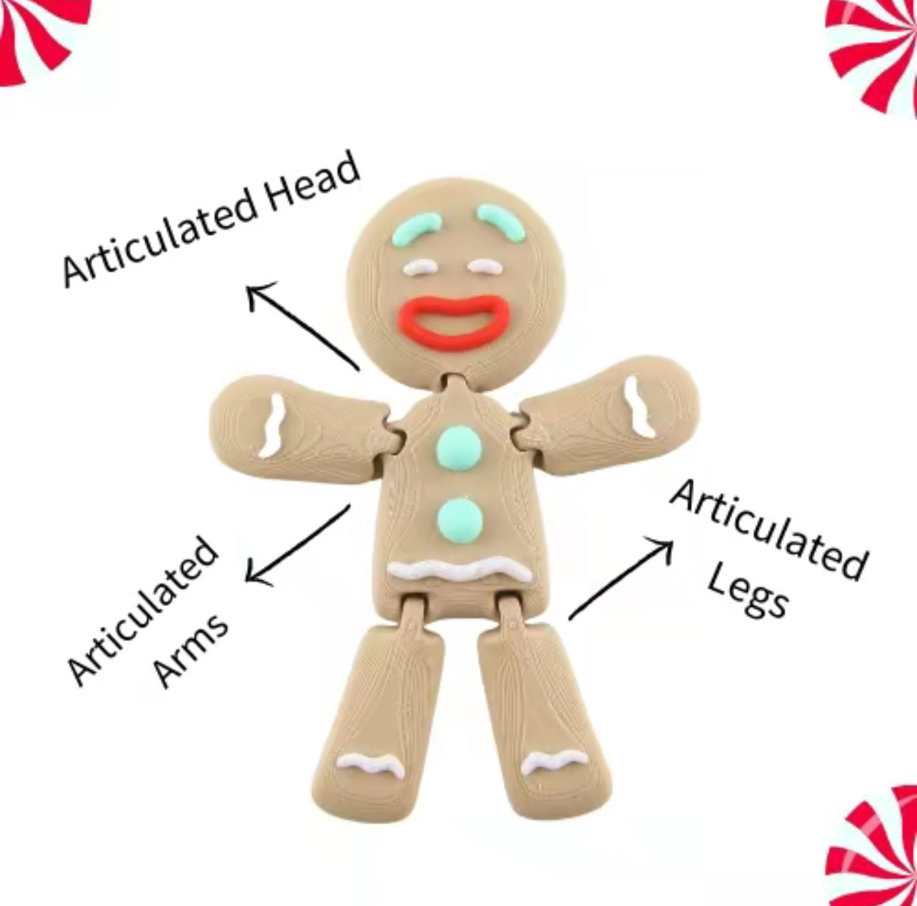Articulated Gingerbread Man