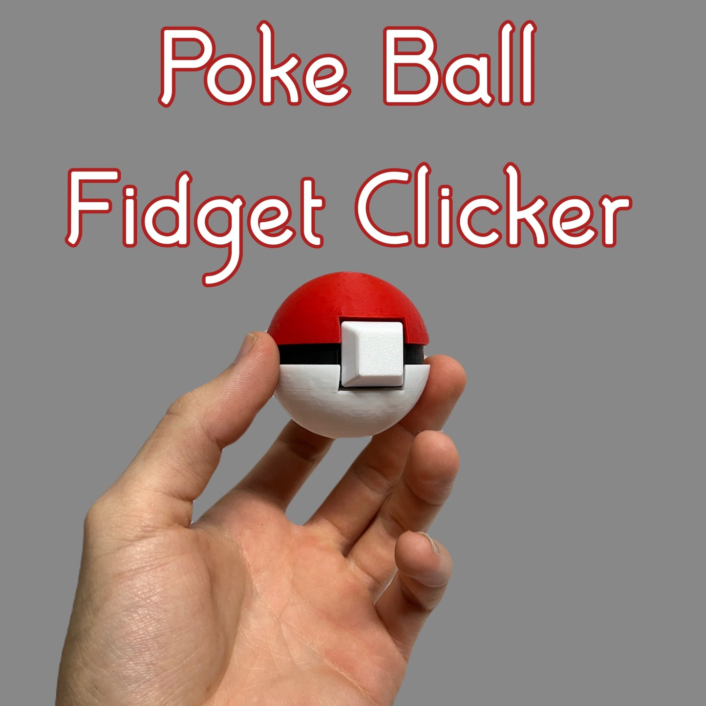 Poke Ball Fidget Clicker