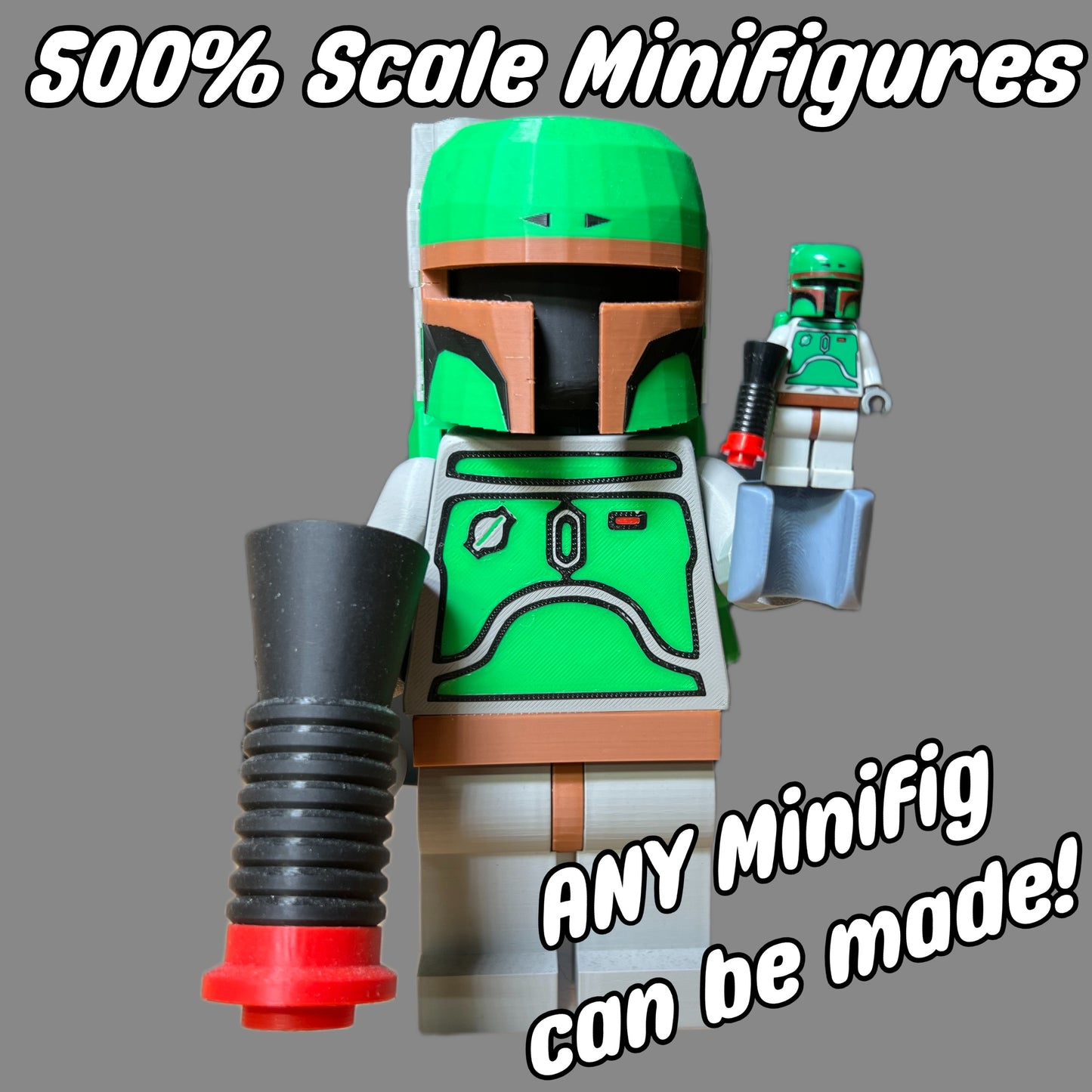500% Scale Minifigures
