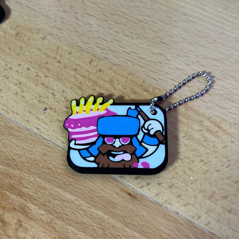 Clash Emote Keychains