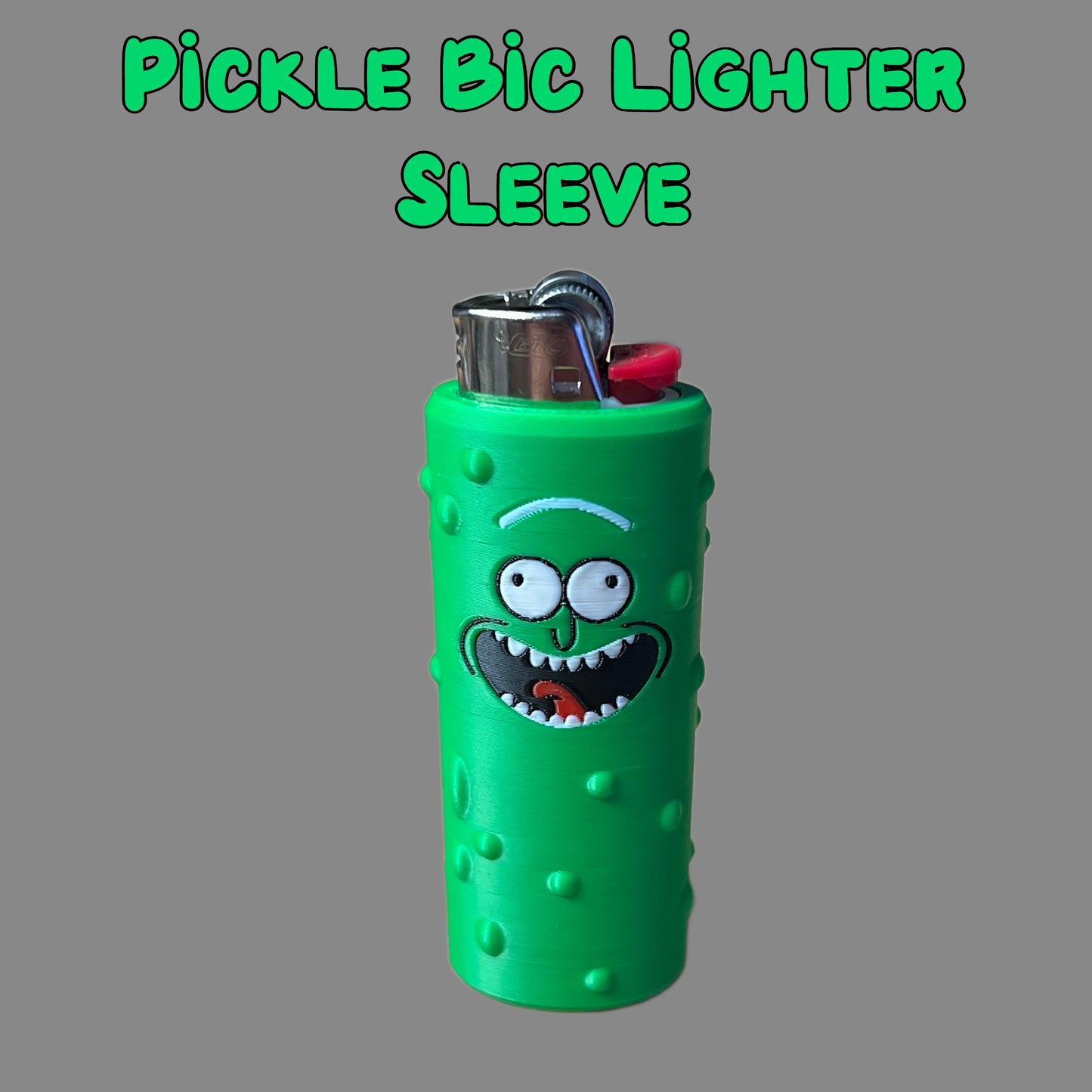 Pickle Rick Lighter Sleeve