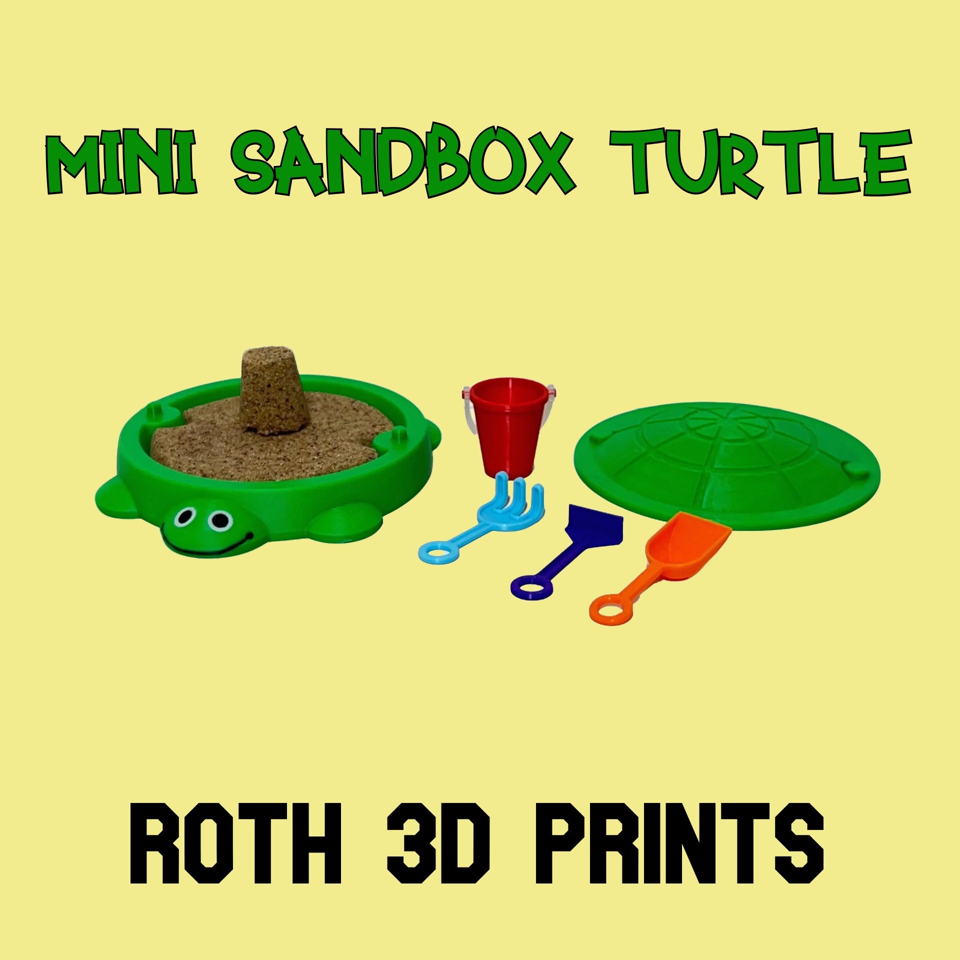 Mini Sandbox Turtle Roth 3D Prints