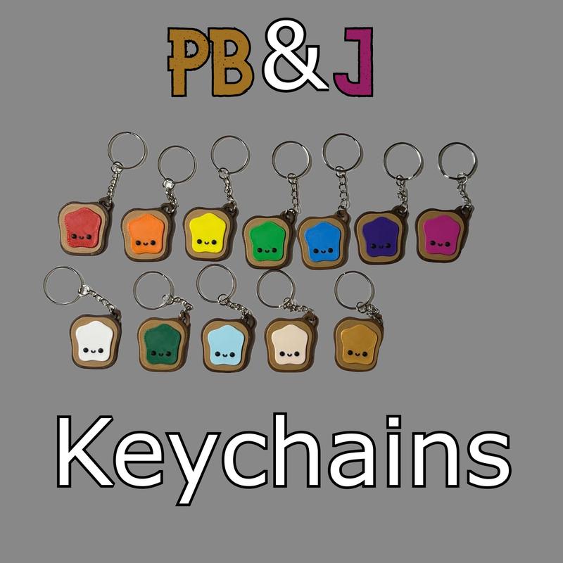 PB&J Keychain