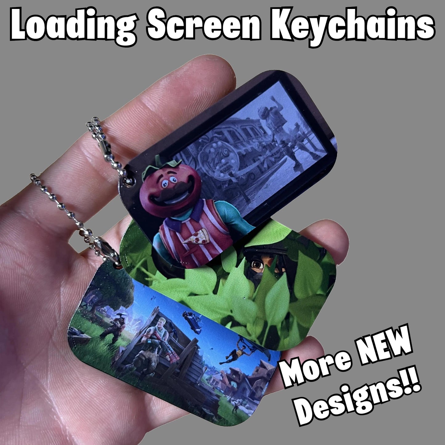 Loading Screen Keychains