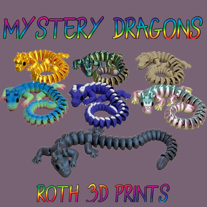 Mystery Articulated Dragon - Over 1 Foot Long